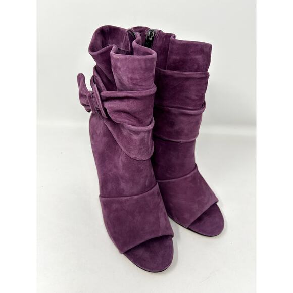 Vince Camuto Women's Antaya Open Toe Bootie Ankle Boot Shoes Color: Jam, Sz 7.5 - Picture 1 of 7
